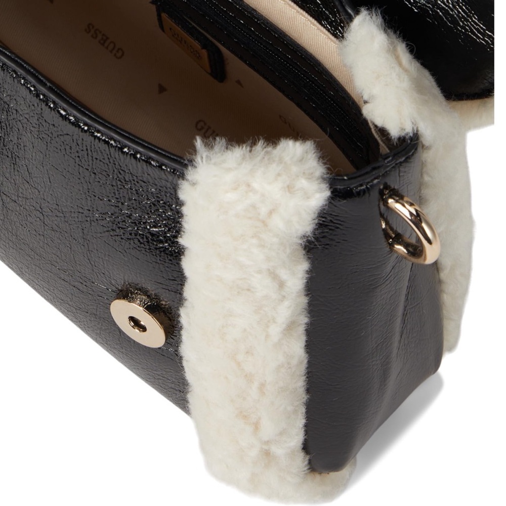 NWT GUESS Davika Flap Shoulder Bag - Picture 4 of 5